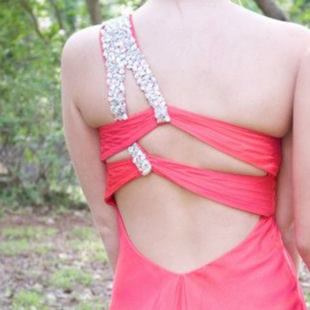 Pink prom dress